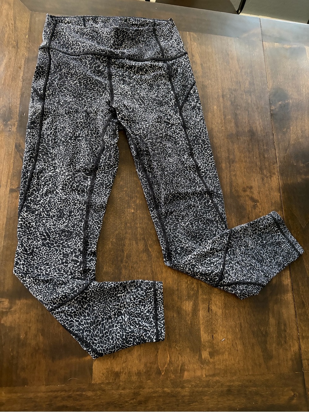 lululemon athletica Black & White Printed Leggings